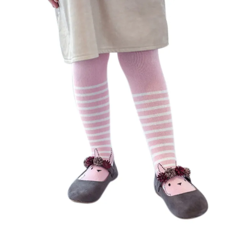 Штаны для маленьких девочек полосатые штаны для младенцев колготки для маленьких девочек длинные брюки милые хлопковые леггинсы для малышей