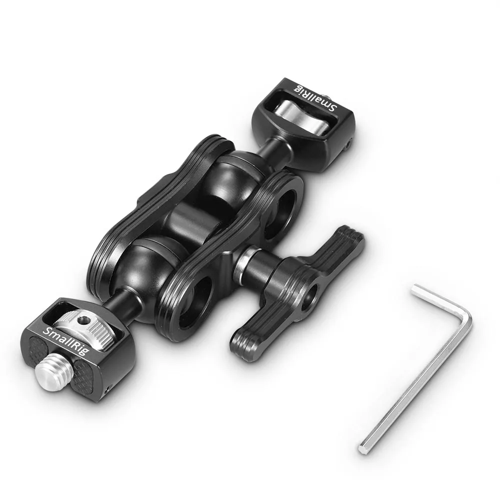 SmallRig DSLR камера Волшебная рукоятка с двойными шариковыми головками(винты 1/" и 3/8") Регулируемая шариковая головка на 360 градусов держатель монитора 2212