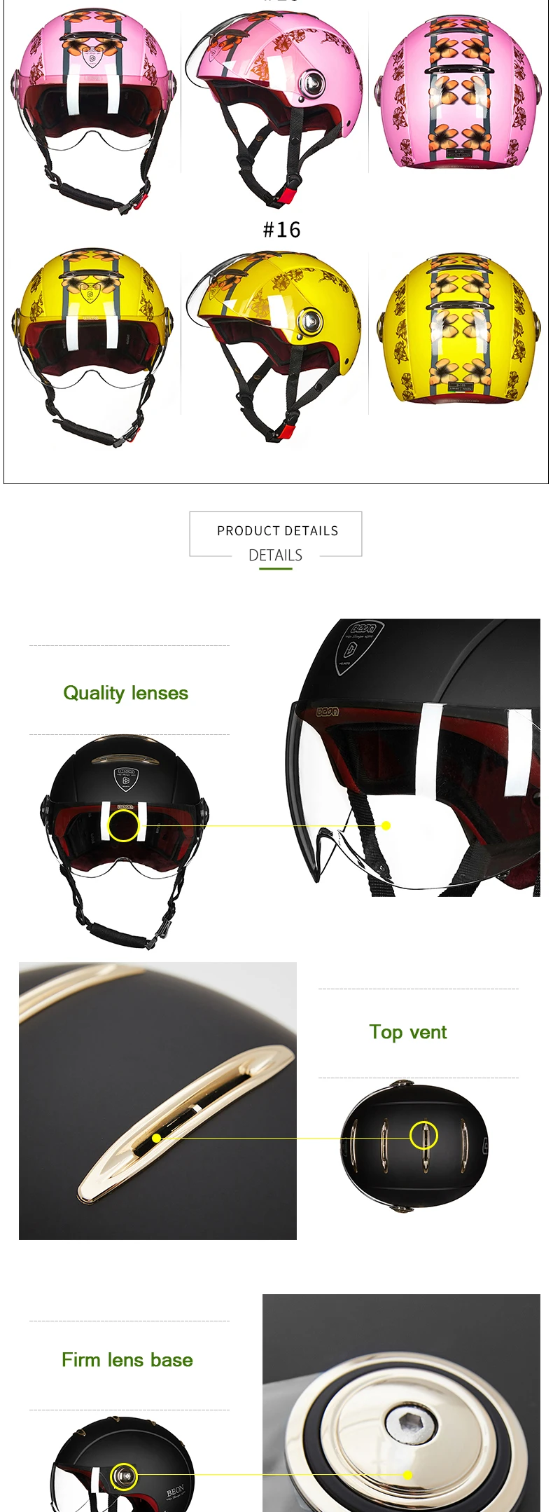 B 105 Beon Capacete Da Motocicleta Do