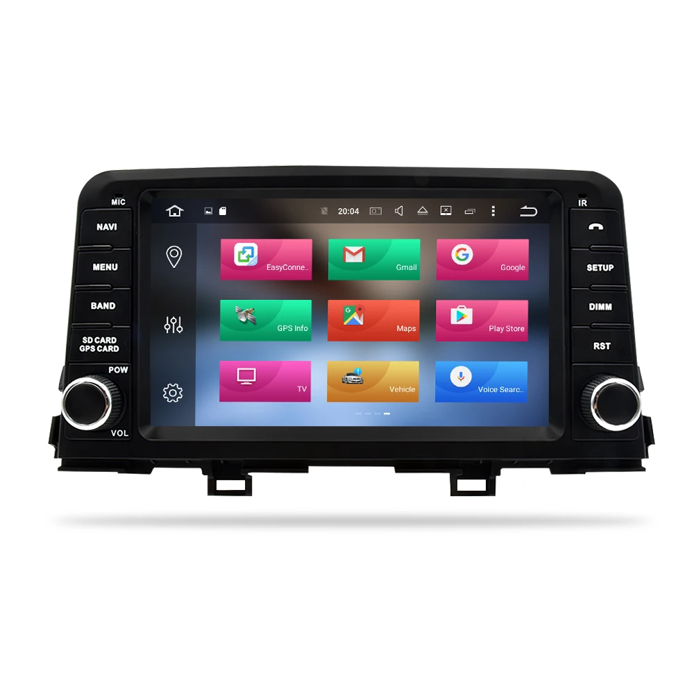 Discount RAM 2G Android 8.1 9.0 Car DVD Player GPS Navigation Radio Stereo for KIA PICANTO MORNING 2017 CAR Radio Auto Multimedia Player 1