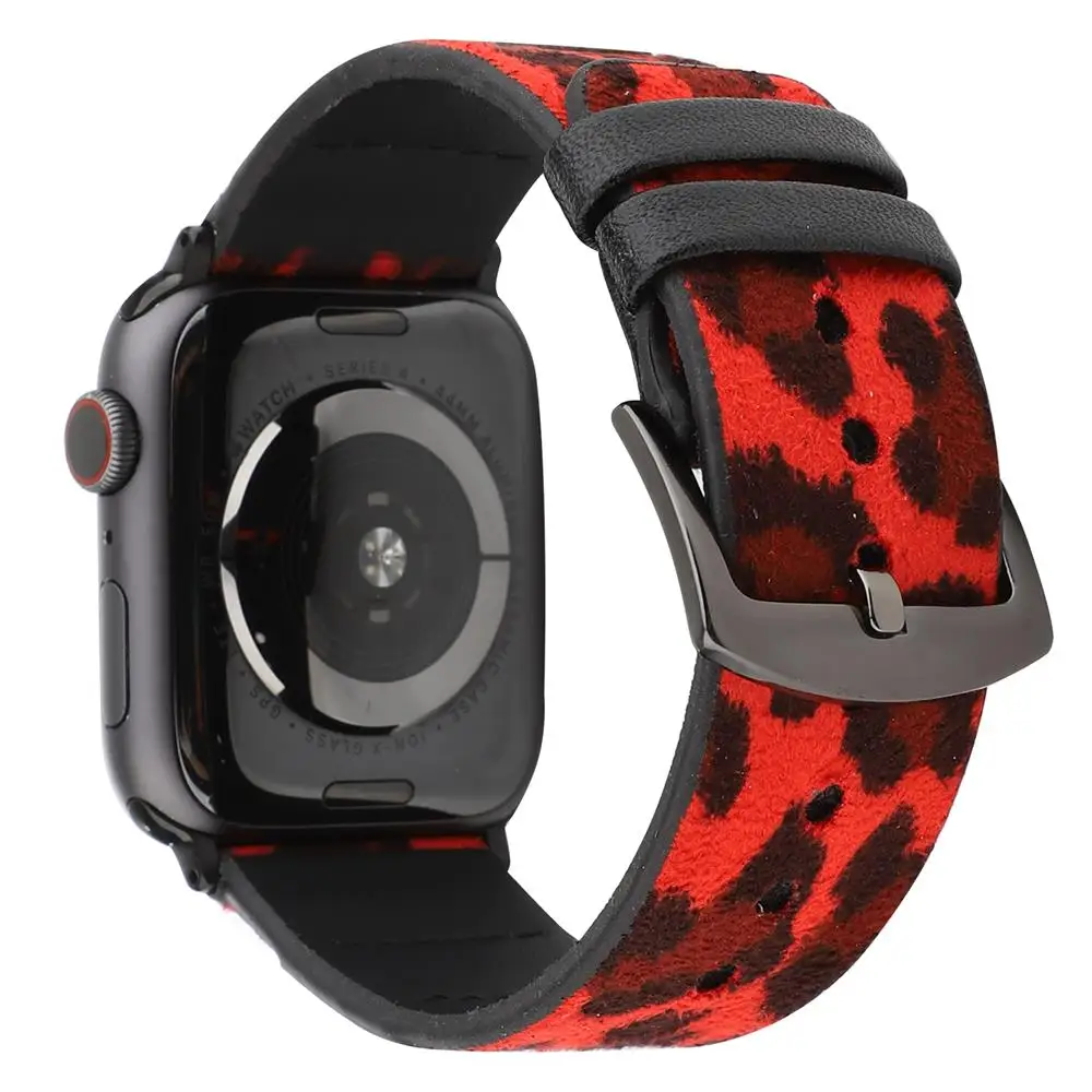 Ремешок из натуральной кожи для apple watch band 44 мм 38 5 4 3 iwatch 42 40 correa pulseira браслет