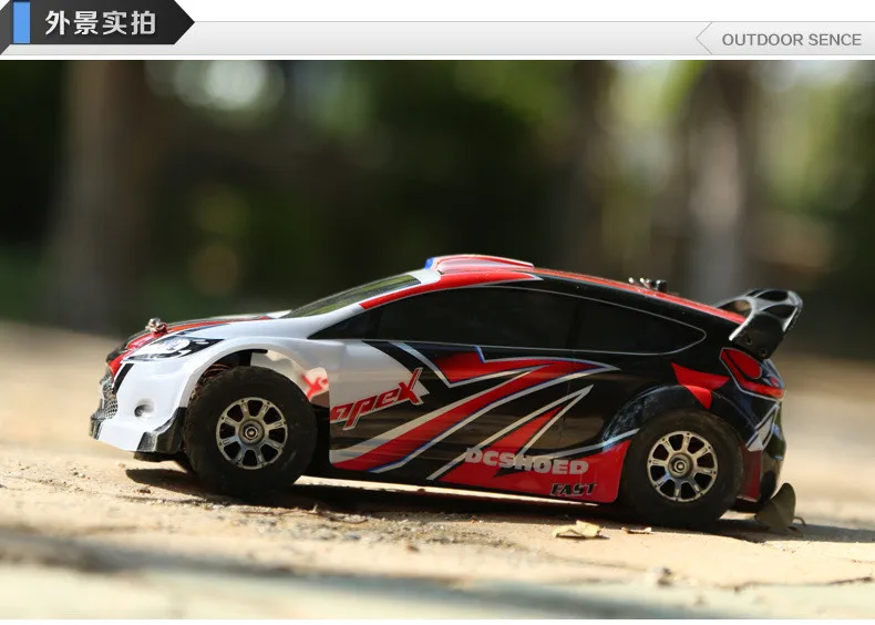 Wltoys A949 Rc автомобиль 1/18 2.4Gh 4WD ралли автомобиль 100 м расстояние управления 50 км/ч скорость Высокое качество кузова автомобиля с передатчиком VS A959