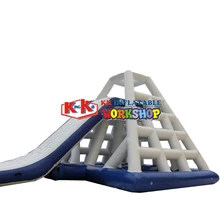 Летняя Горячая плавающие водные горки ПВХ надувная водная башня, плавающая игра надувная вода для аквапарка