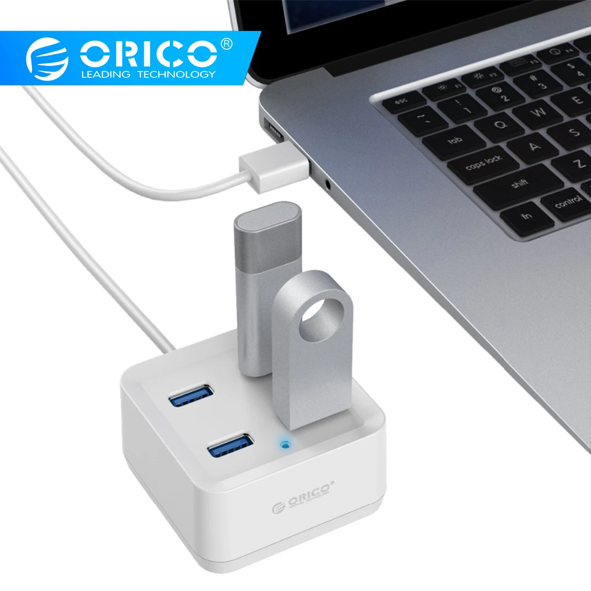 ORICO 4 Порты и разъёмы концентратор с 3,3 ухода за кожей стоп USB 3 кабель/специально для настольных ПК(ORICO DH4U-U3-BK