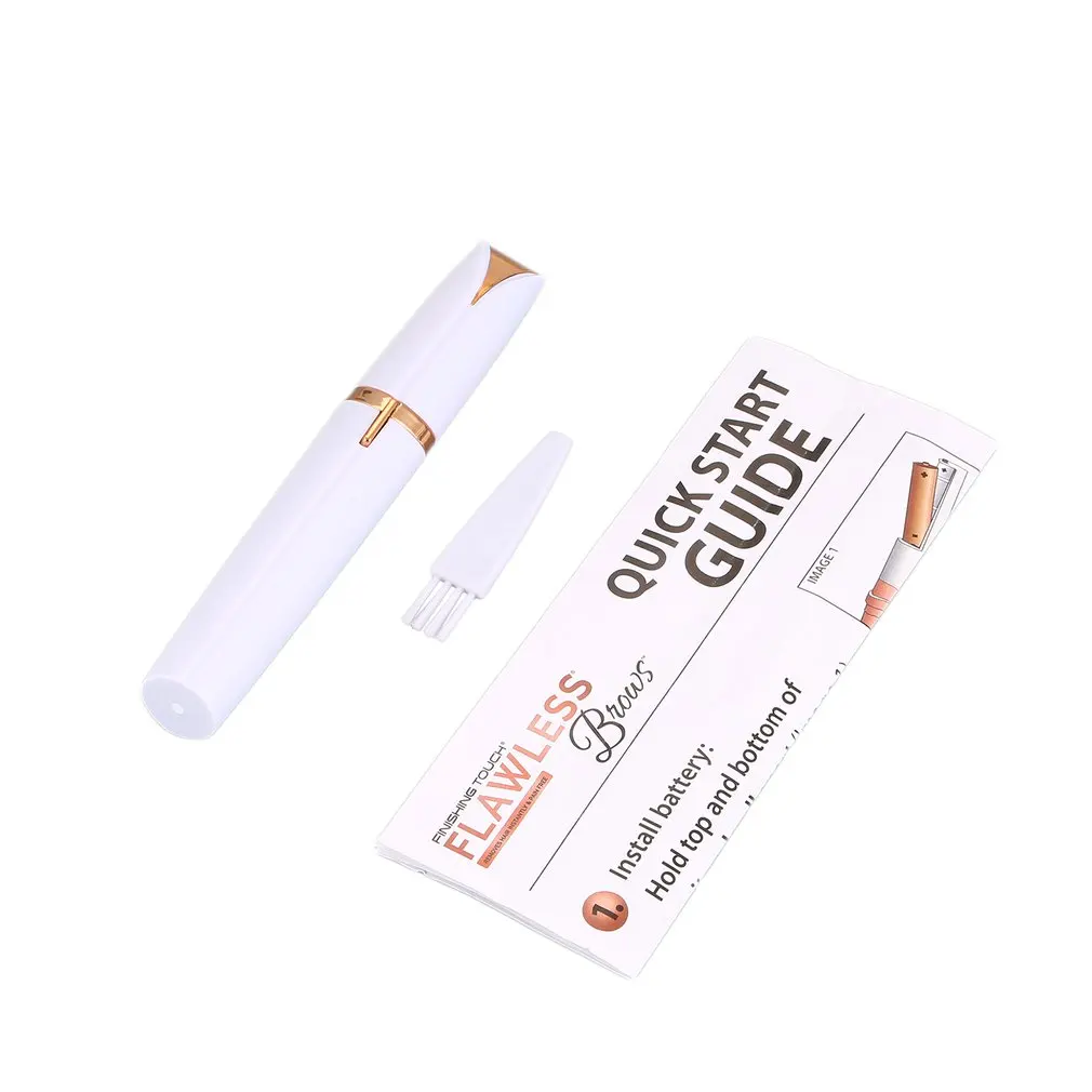 

Electric Face Brows Hair Remover Epilator Lipstick Shape Mini Eyebrow Shaver Instant Painless Portable Epilator Dropshipping