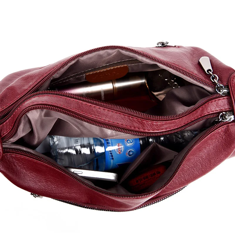 Высококачественная модная женская сумка, сумки-мессенджеры для женщин, женская кожаная сумка, винтажные женские сумки через плечо