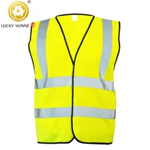 WINNER Car Degrees High Visibility Neon Safety Vest Reflective Belt Safety Vest Fit for Running Cycling Sports Outdoor Clothes reflective safety vest belt for kid child children pupil security reflective waistcoat belt for outdoor running jogging cyclin