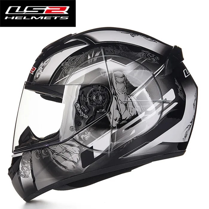 LS2 мотоциклетный шлем FF352 новичок гонки полный лицо шлемы каски Moto Cascos Capacete Sharp 4