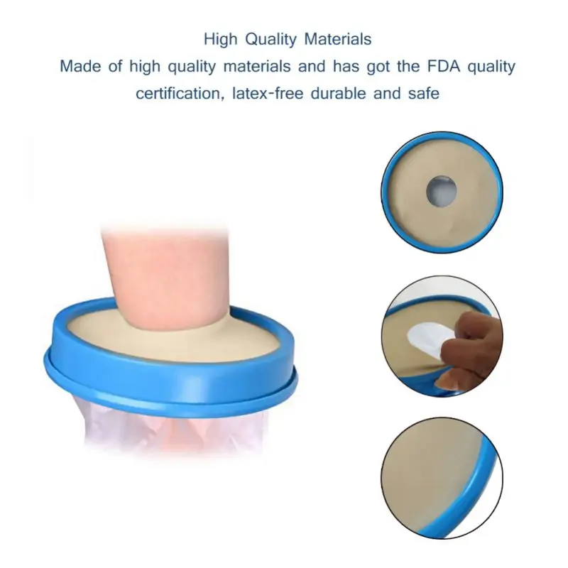 1pc Household Wound Waterproof Gloves Reusable Cast Protector for Keep Bandage Damage Dry Shower Bath Hand Protector Gloves