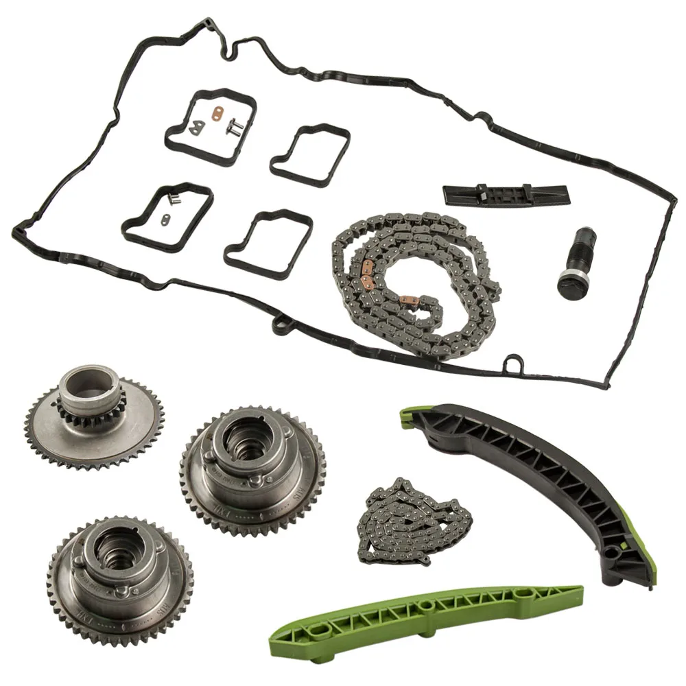 Timing Chain Kit for Mercedes M271 Camshaft Adjuster Gears 1.8L C250