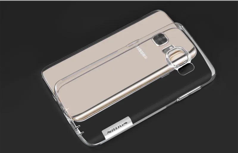 Для samsung Galaxy S7 NILLKIN Nature TPU мягкий чехол на заднюю панель прозрачный натуральный силиконовый чехол с розничной посылка