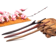 Винтажные простые деревянные шпильки для волос, заколки для волос, ручная работа, деревянные украшения для волос, аксессуары, украшения для женщин