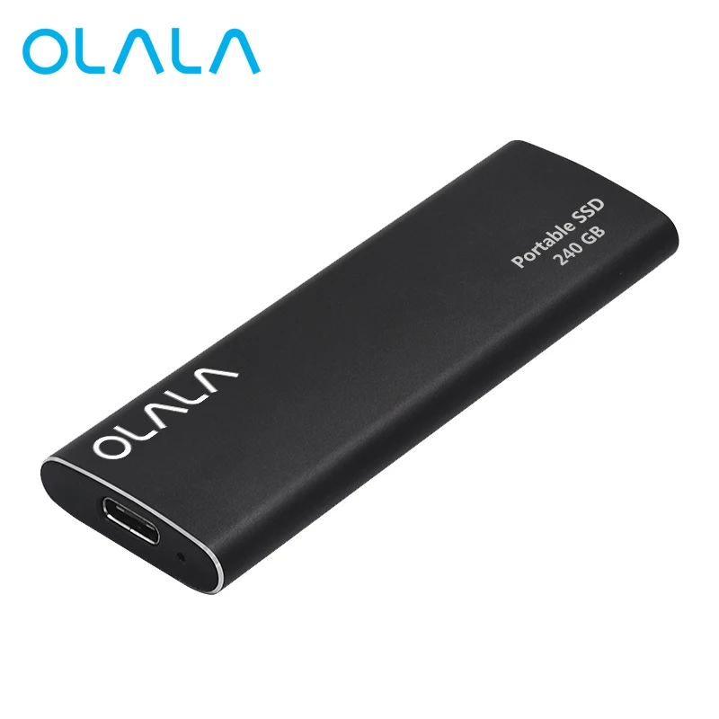 

OLALA External SSD PM30C 120GB 240GB 480GB Type C USB 3.1 Gen 2 Portable SSD External Solid State Drive For Desktop Notebook