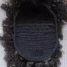 Кудрявые локоны конский хвост заколки для наращивания волос шнурок конский хвост 1 шт. натуральный цвет