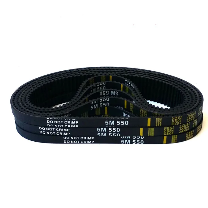 

5pcs HTD5M belt 550-5M-12 Teeth 110 Length 550mm Width 12mm 5M timing belt rubber closed-loop belt 550 HTD 5M S5M Belt Pulley