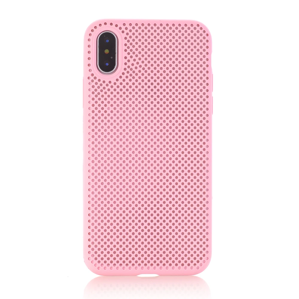 Силиконовые тепловыделение чехол для iPhone x 7/6/6 S/8 plus 5S мягкий полый телефона Samsung