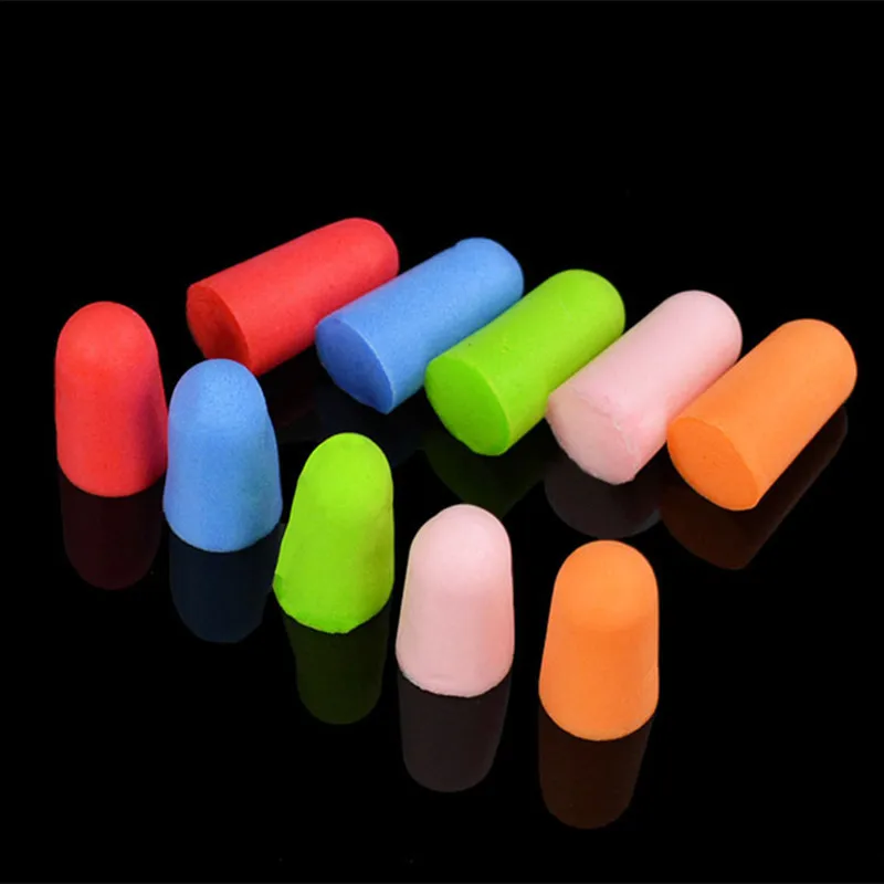 1 Pair Soft Foam Ear Plugs Travel Sleep Noise Prevention Earplugs Noise