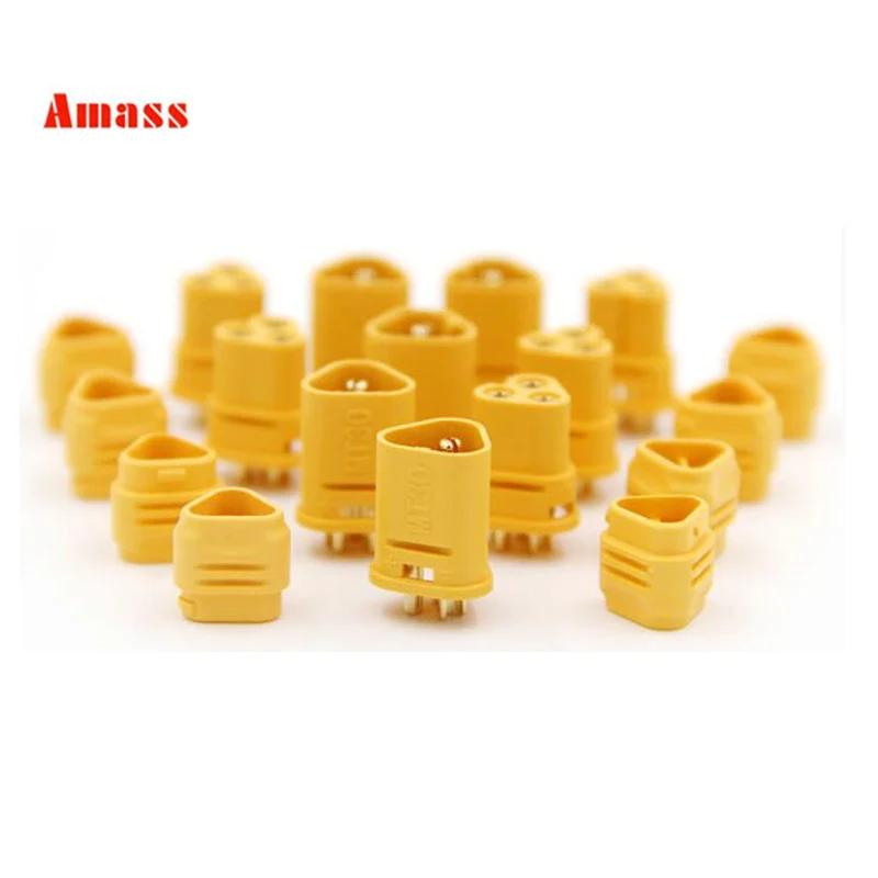 10pairs Original Amass MT30 2mm  3-pin Connector Plug Set Motor Connector Plug for RC Lipo Battery 20% off
