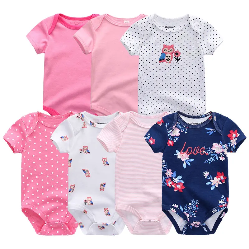 Боди для новорожденных happy baby clothes 7Pcs / комплект боди новорожденный девочка бодик для детей платье боди для новорожденныхОдежда для мальчиков christmas bodysuits modis 3-12m бодик для новорождённого - Цвет: Q7014