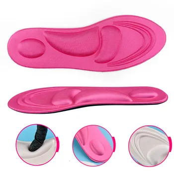 

4D High Heel Insole Arch Support Breathable Sweat Massage Deodorant Shock Absorption Sports Insole For Men Women