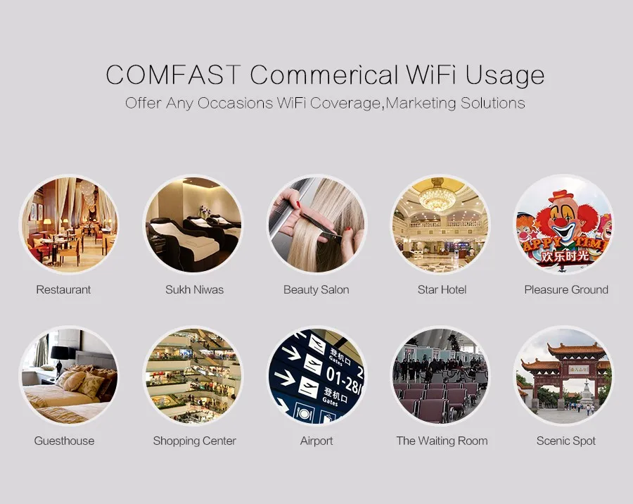 best mesh wifi extender Comfast WIFI Router English Version 802.11AC Dual Band 2.4/5G access point 1750MBPS high power wi fi router for Enginering wifi router range extender