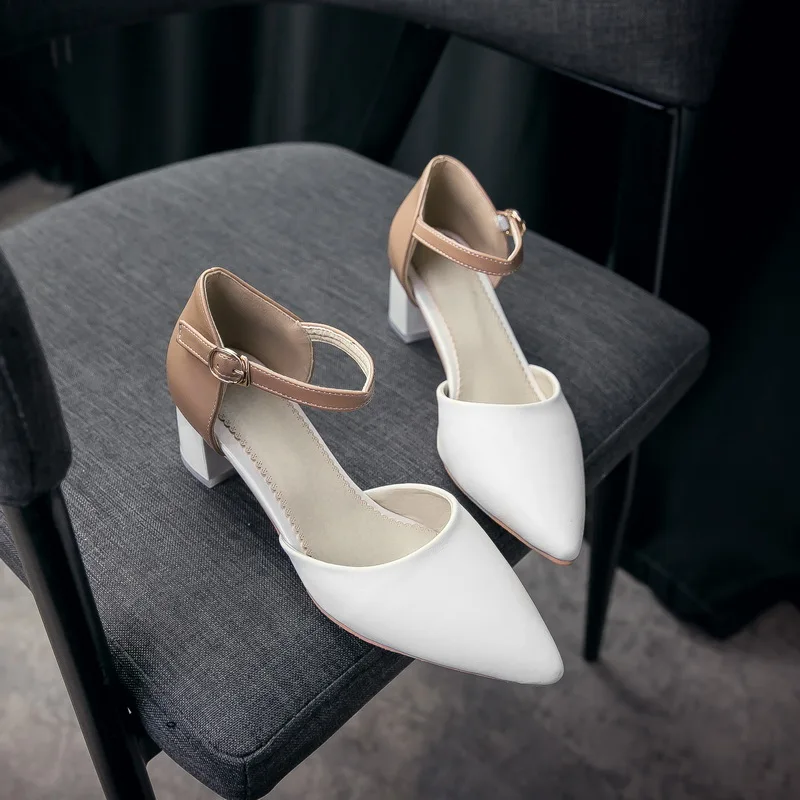 

Plus Big and Small Size 29- 47 Sandals Ladies Platforms lady Fashion Dress Pointed toe shoe High Heel Shoes Women Pumps 7391