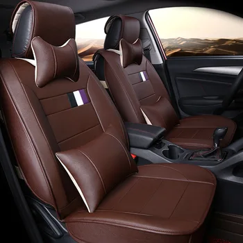 

car cushion set seat covers auto pu for AUDI A4L A6L Q3 Q5 Q7 A7 A3 BMW 320i 328li 316i Mini One benz GLK300 C200L GLK260 C180L