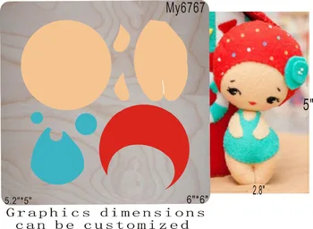 

Red hair girl die cutting & Wooden dies fit -// Scrabooking