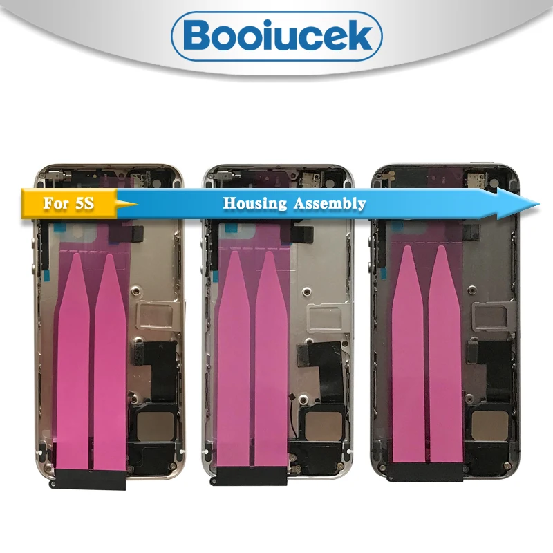

High Quality For IPhone 5 5G 5S SE Back Full Housing Assembly Battery Cover Middle Frame Chassis Door Rear with Flex Cable +Tool