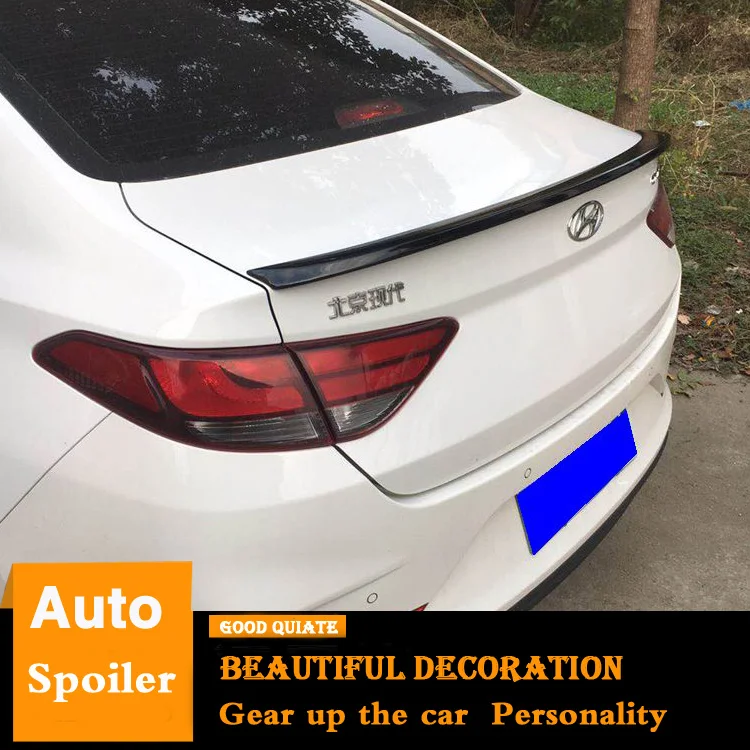 

For 2017-2018 Hyundai ELANTRA Spoiler Sport ABS Material Car Rear Wing Primer Color For New ELANTRA Trunk Rear Spoiler