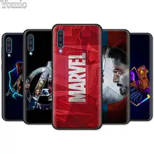 Черный мягкий чехол Marvel с супергероями Мстителями для Samsung Galaxy M30 M10 M20 A50 A70 A40 A10 A20 A30 A60 силиконовый чехол