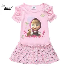 Летнее платье с короткими рукавами для девочек с принтом «Маленький Пони»; хлопковое платье принцессы для дня рождения; детская одежда; платье