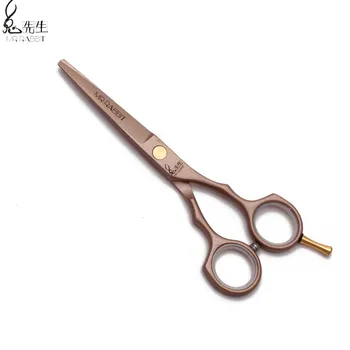 

5.5" 16cm Stainless Mr Rabbit Rose Gold Cutting Scissors Thinning Shears Professional Hair Scissors Hairdresser's Scissors M1104