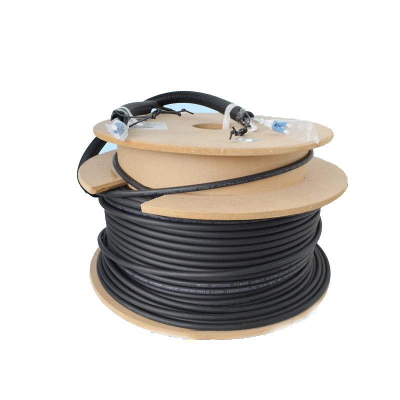 

100M LC UPC 2 core base station optical fiber cable Duplex Field Fiber cable FTTA fiber to Tara far Fiber optic patch cord cable