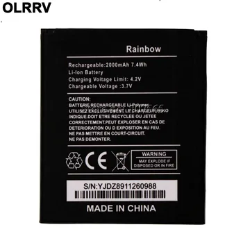 

20 pcs/lot For Wiko Rainbow Battery 2000mA High Quality batterie Bateria