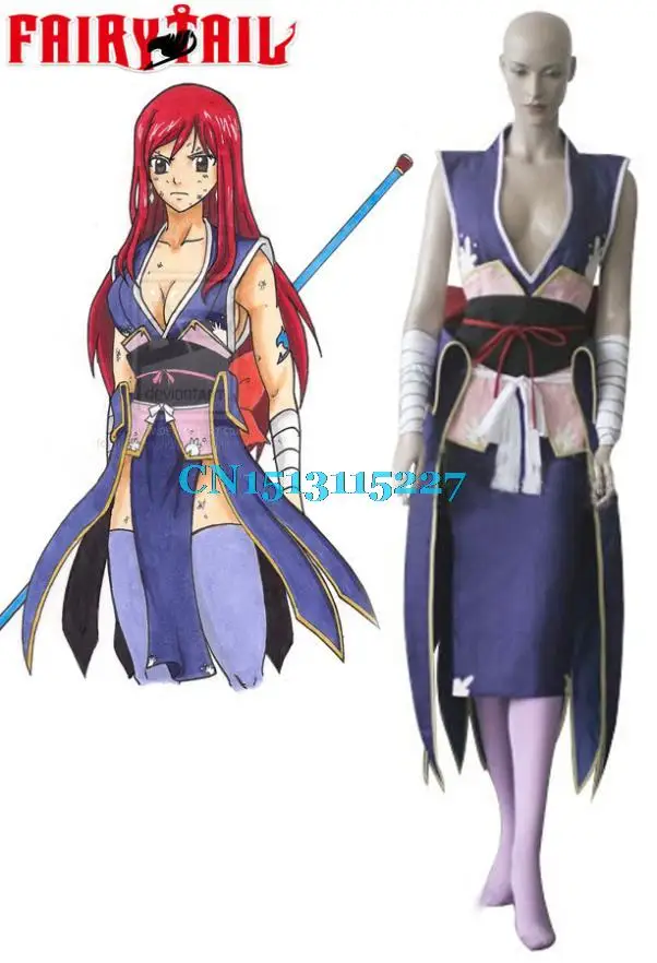 Fairy Tail Erza Scarlet Fighting Clothes Cosplay Costumes Anime Girl's  halloween cheapest Costume summer style _ - AliExpress Mobile