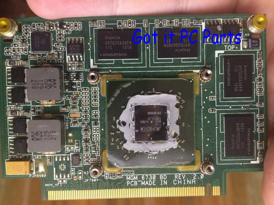 AVAILABLE +WORKING MGM_6730 BD REV : 2.0 VGA GRAPHIC CARD/ VIDEO CHIP CARD FOR ASUS K53S K53SK NOTEBOOK PC