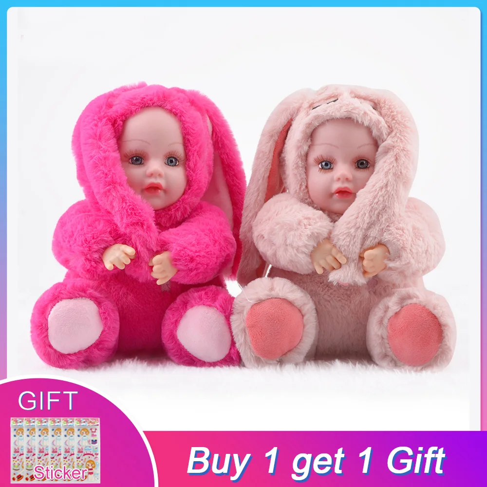 

UCanaan 10.6Inch/27CM Cute Rabbit Plush Toy Stuffed Soft Rabbit Doll Baby Kids Toys Animal Toy Birthday Christmas Gift for Her