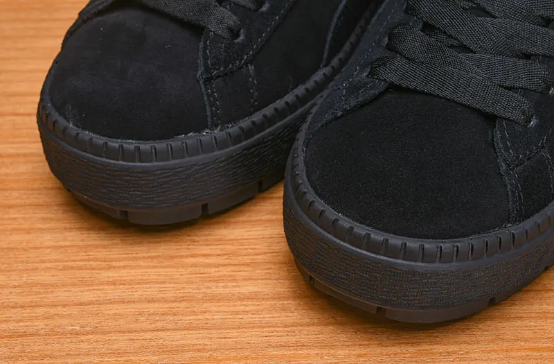 Free shipping PUMA FENTY Suede Cleated Creeper Women's First Generation Rihanna Classic Basket Suede Tone Simple Badminton Shoes