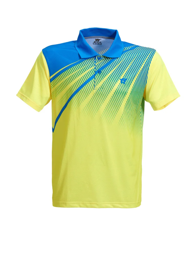 Новые мужские/женские футболки для бадминтона из полиэстера, быстросохнущие футболки для тенниса, спортивные футболки для настольного тенниса, спортивная одежда, футболки для пинг-понга