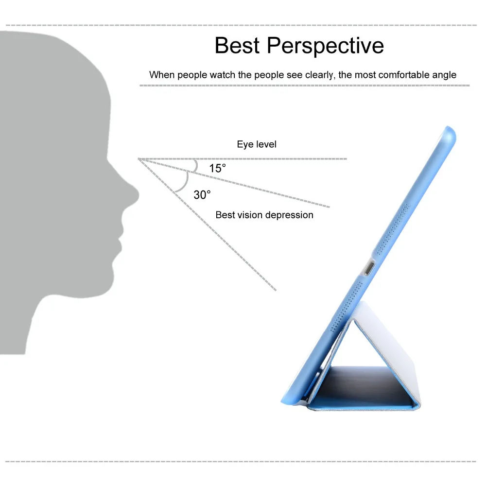 Для iPad Air 1 чехол с подставкой, ультра тонкий PU кожаный+ Силиконовый мягкий чехол для iPad Air Auto Sleep+ три подарка