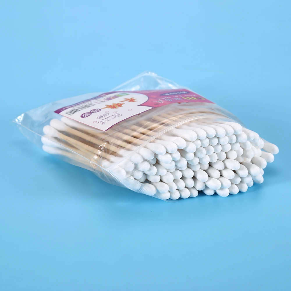 

ELECOOL 100pcs Disposable Makeup Cotton Swabs Eyelash Extension Applicators Remover Clean Ear Clean Cotton Swab Stick Drop Ship