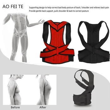 Corrector de Postura Corset for the Back Brace Posture Corrector Back Support Shoulder Corset Orthopedic Back Belt Brace  B003