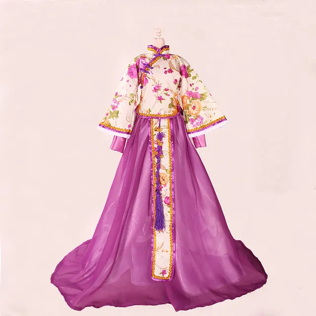 女性のための古代中国の漢服ドレス,手作りの服,bjd人形のアクセサリー,おもちゃの服1/3|人形アクセサリー| - AliExpress