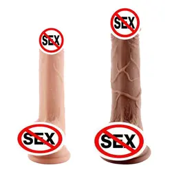 BORUiT супер мягкий силикон фаллоимитатор Реалистичный искусственный пенис с присоской секс-игрушки для женщин Женский мастурбатор