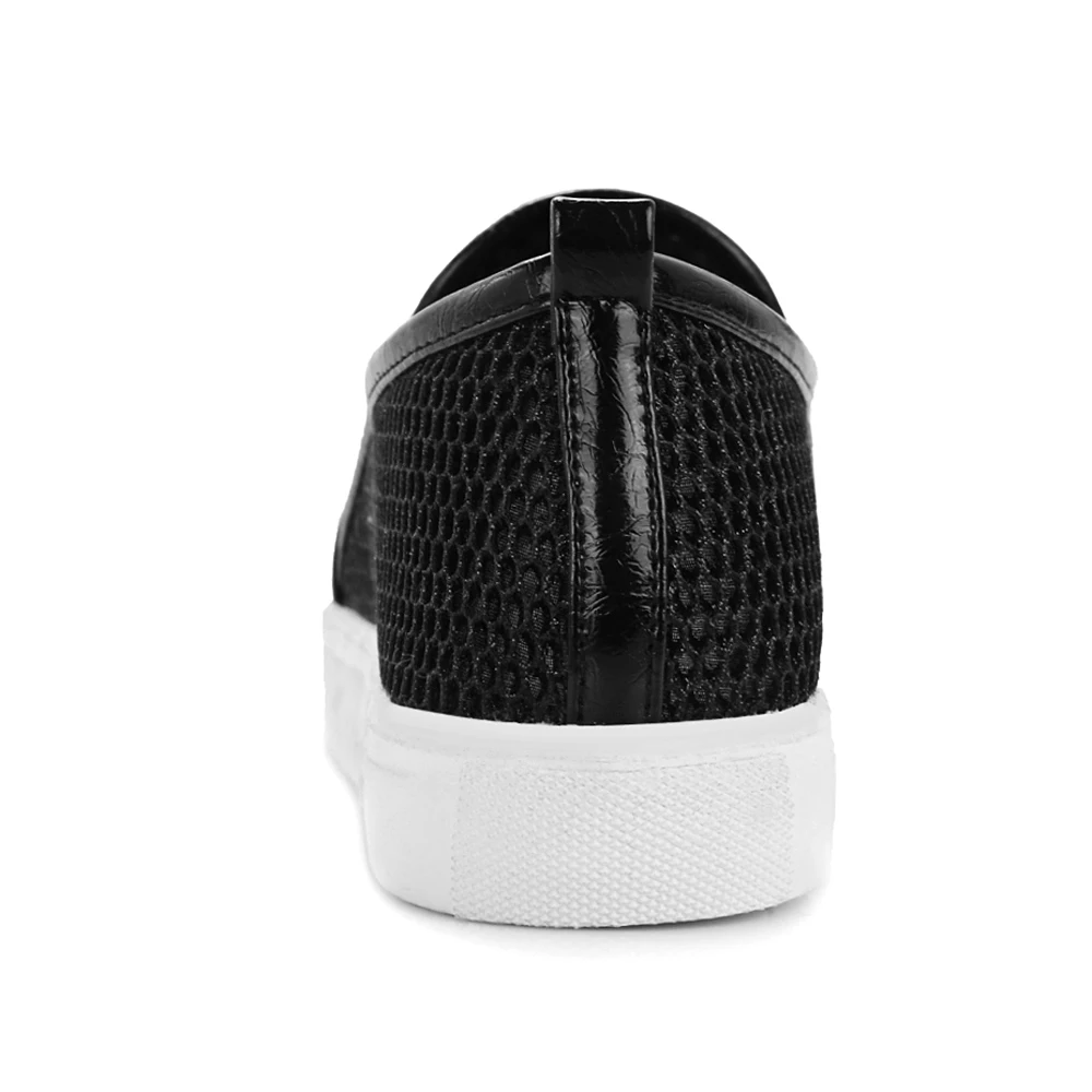 Meotina Müßiggänger Schuhe Frauen Flache Plattform Casual Schuhe Mesh Runde Kappe Boot Schuhe Dame Frühling Gold Weiß Große Größe 34 -43 Creepers