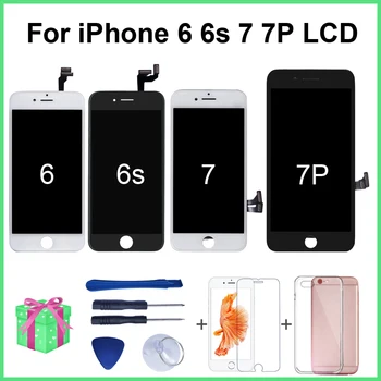 

100% Tested Grade AAA LCD Display For iPhone 7 Plus LCD Touch Screen Digitizer Pantalla For iPhone 5s 6 6S 7 LCD