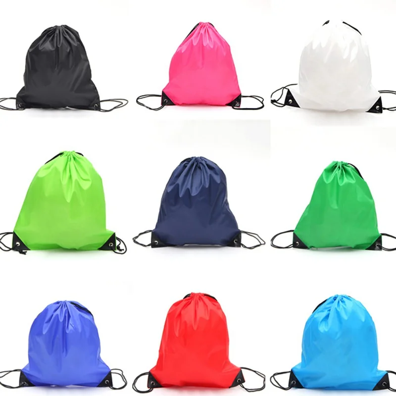 Creative School Gym Swim Dance Shoes Backpack Bundle Nylon font b Drawstring b font Shoulder font