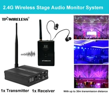 TP wireless In Ear Monitor System 2.4GHz Professional Digital Stage Audio Stage music Ear Return Stage original uhf wireless in ear stage monitor system takstar in ear stage wireless monitor system 4 receiver 1 transmitter wpm 200
