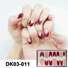 14 шт/лист матовые наклейки для ногтей DIY водонепроницаемые украшения для ногтей- MS